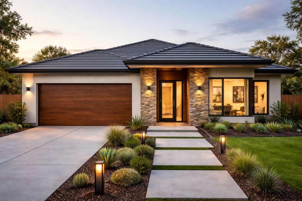 Single-Storey House Design by SKR Groups